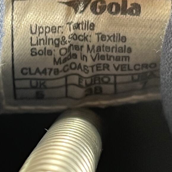 Gola Women’s Coaster Hook & Loop Low Top Sneakers Size 7 - Picture 5 of 8